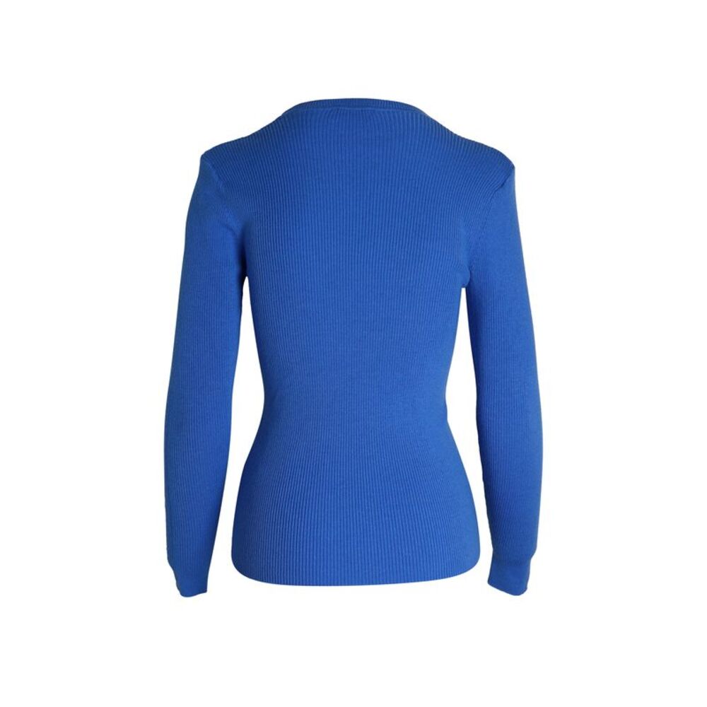 Sandro Paris Knit Sweater in Blue Acrylic_3